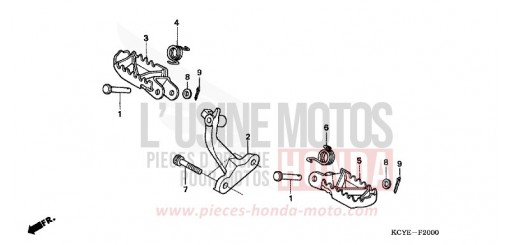 MARCHE XR400R4 de 2004